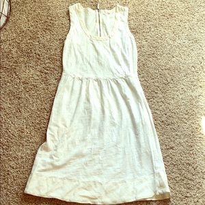 White/cream 100% cotton J Crew dress